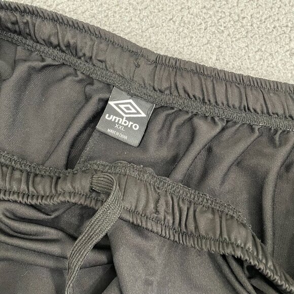 Umbro Track Pants Men XXL Black Pull on Drawstring Athletic - Picture 4 of 10